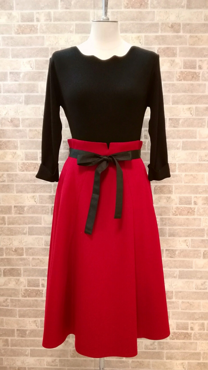 M’S GRACY.より、レッドが決め手のスカート🌼