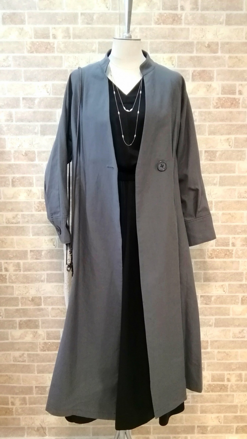 SUGARROSE.コート(グレー)【売り切れ】×ワンピース(ブラック)が入荷しました♡