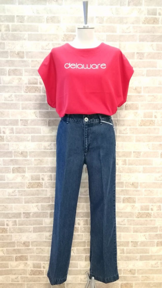 QTUME.カットソー(レッド)が入荷しました♡~キレイめスタイル②