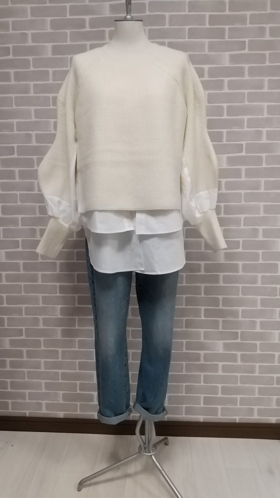 ROSIEE レイヤード風 春ニット入荷 🌸
