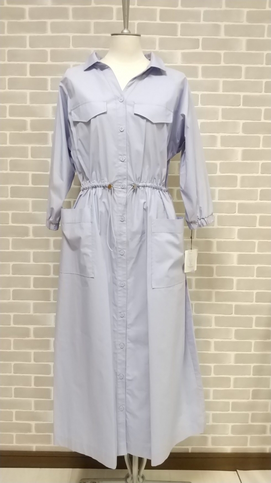 ラベンダーカラーが可愛いワンピース🌸